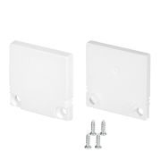 Заглушка SL-SLIM20-H20 WHITE глухая пластик (комплект) Arlight 047636