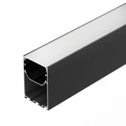 Профиль LINE-S-5075-3000 BLACK L3000 алюм. Arlight 041849