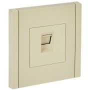 Розетка компьютерная RJ45 кат.5E FORTE&PIANO FP432 ваниль IEK FP-K10-1-K10