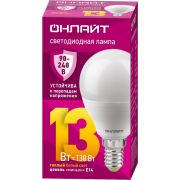 Лампа светодиодная 90 543 OLL-G45-13-230-2.7К-E14-FR PRO 90-240В ОНЛАЙТ 90543