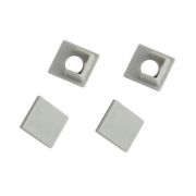 Набор заглушек 5022-3 для профиля 5022. 4624. 5313(01) 3313. 3213. 5313(02) 2шт глухие 2шт с отверстием Эра Б0062806