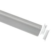 Комплект с врезным анодированным профилем 6814 68х14мм 2м Эра Б0062863