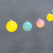 Гирлянда светодиодная «Карамельки» 1.5м 10LED прозрачный ПВХ питание USB тепл. бел. Neon-Night 304-001