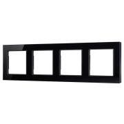 Рамка стеклянная FRM-GLARE-GS-4-BK Arlight 043803