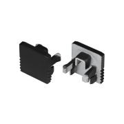 Заглушка SL-MINI-10 BLACK глухая пластик (комплект) Arlight 049414