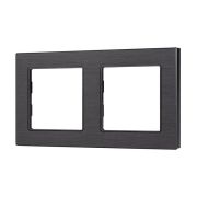 Рамка алюминиевая FRM-PRESTO-ALS-2-BK Arlight 043855