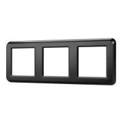Рамка пластиковая FRM-VERSA-PL-3-BK Arlight 043784