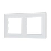 Рамка стеклянная FRM-GLARE-GS-2-WH Arlight 043796