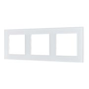 Рамка стеклянная FRM-GLARE-GS-3-WH Arlight 043799