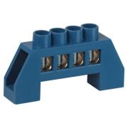 Шина N ноль в изоляторе ШНИ-8х12-4-Д син. NO-224-61 Эра Б0062868