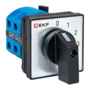 Переключатель кулачковый ПК-1-101 1п 25А «0-1-2-3» IP65 EKF pk-1-101-25-65