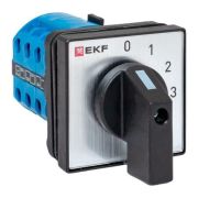 Переключатель кулачковый ПК-1-102 2п 10А «0-1-2-3» IP65 EKF pk-1-102-10-65