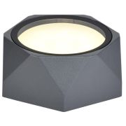 Светильник 5304 GX53 IP65 уличный потолочный сер. IEK LT-UPU0-5304-GX53-1-K03
