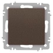 Кнопка Accent 6-109-08 10А-250В IP20 СУ бронза Intro Б0063619
