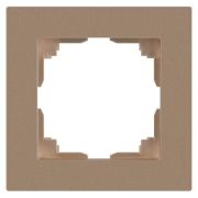 Рамка 1-м СП Accent 6-501-04 шампань Intro Б0063746