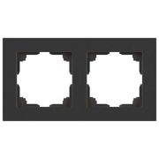 Рамка 2-м СП Accent 6-502-07 графит Intro Б0063773