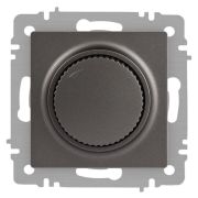 Светорегулятор поворотный СП Accent 6-401-07 600Вт 230В IP20 графит Intro Б0063682