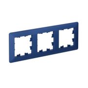 Рамка 3-м AtlasDesign Air аквамарин/дым. черн. SE ATN221103