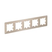 Рамка 5-м AtlasDesign Air песочн./дым. бел. SE ATN221205