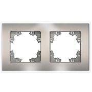 Рамка 2-м Афина стеклянная мокко UNIVersal 2285