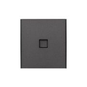 Розетка компьютерная СП STRONG MIELE RJ45 кат.6 графит Kranz KR-78-0724-6