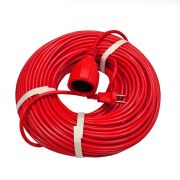 Удлинитель-шнур 1х50м без заземл. 10А IP20 2.2кВт ПВС 2х1 DOMTOK 2505