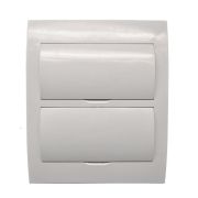 Бокс пластиковый ЩРВ-П-24 IP41 бел. (бел. дверца) Rexant 11-0225