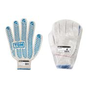 Перчатки х/б с ПВХ, Протектор, белые, 10, 1 пара, | SQ1016-0201 | TDM