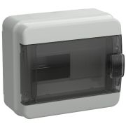 Корпус пластиковый навесной на 8 модулей КМПн-8 IP65 черная прозрачная дверь TEKFOR | TF5-KP72-N-08-65-K03-K02 TEKFOR | IEK