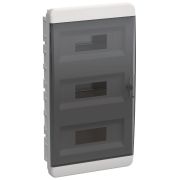 Корпус пластиковый встраиваемый на 36 модулей ЩРВ-П-36 IP41 черная прозрачная дверь TEKFOR | TF5-KP12-V-36-41-K01-K03 TEKFOR | IEK