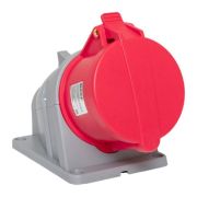 Розетка стационарная наружная 125 3Р+РЕ+N 32А 380В IP44 EKF PROXIMA | ps-125-32-380-PRO | EKF