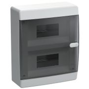 Корпус пластиковый навесной на 18 модулей ЩРН-П-18 IP41 черная прозрачная дверь UNION Compact | UIC-KP12-N-18-41-K01 | IEK