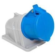 Розетка стационарная наружная 123 2Р+РЕ 32А 220В IP44 EKF PROXIMA | ps-123-32-220-PRO | EKF