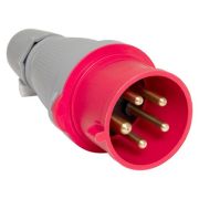 Вилка переносная 025 3Р+РЕ+N 32А 380В IP44 EKF PROXIMA | ps-025-32-380-PRO | EKF