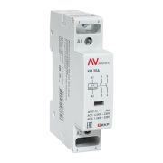 Контактор модульный КМ 20А 2NО 24VAC (1 мод.) AVERES | km-av-1-20-20-24V | EKF