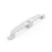 Держатель труб для прямого монтажа двусторонний на 8 мест серый d16 (25шт/150шт уп/кор) Промрукав | PR13.03287 | Промрукав