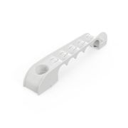 Держатель труб для прямого монтажа односторонний на 5 мест серый d16 (30шт/210шт уп/кор) Промрукав | PR13.03275 | Промрукав