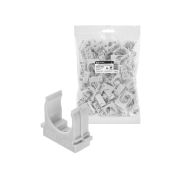 Крепеж-клипса для трубы 25 мм для прямого монтажа (100 шт.) серая | SQ0405-8003 | TDM