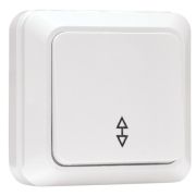 Рим Выключатель проходной 1-клавишный 10А белый EKF | ENV10-025-10 | EKF