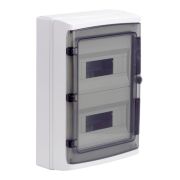Щиток настенный с дверцей 24 мод.,IP65, серый, с клеммным блоком 63А | RB24W6TGD | DKC