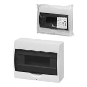 Корпус пластиковый навесной ЩРН-П-12 модулей белый, дымчатая дверца, без шин, IP41 | SQ0901-0074 | TDM