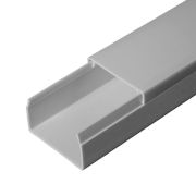 Кабель-канал серый RAL 7035 40х25 (30м/уп) 2-й замок в п/э  | PR03.0075 | ПРОМРУКАВ