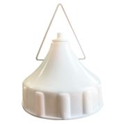 Светильник НСП 03-60 корпус пластик бел. без стекла Элетех 1005550252