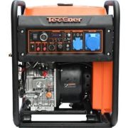 TecEner Инверторный дизельный генератор ТЕ7500DEi, 7,5 кВт, 1 фаза, розетка 16Ах1, 32Ах1, запуск ручной/электростарт/автоматический, автономность 6 часов, бак 12 литров, вес 92 кг, размер 565х590х720, гарантия 3.