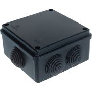 Коробка распределительная ОП 100х100х50 безгалогенная (HF) черн. Промрукав 40-0300-9005