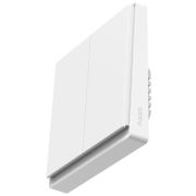 1511892/Aqara Умный выключатель 2 клавиши, Zigbee, серия E1 No Neutral, монтаж встроенный, цвет белый, 1100 Вт