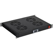 Модуль вентиляторный 19дюйм 1U 4 вентилятора с цифровым термостатом ITK FM05-1U4TS