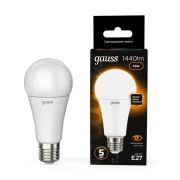 Лампа светодиодная Black 16Вт A60 3000К тепл. бел. E27 1440лм GAUSS 102502116