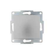 Механизм переключателя проходного 1-кл. 1п СП Karina 10А IP20 матов. серебр. LEZARD 707-4388-105