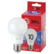 Лампа светодиодная RED LINE LED A60-10W-865-E27 R 10Вт A60 груша 6500К холод. бел. E27 Эра Б0045324
